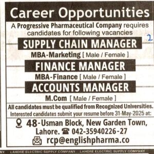 Progressive pharmaceutical Company