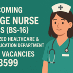 Upcoming Charge Nurse Jobs (BS-16), 3599 via PPSC
